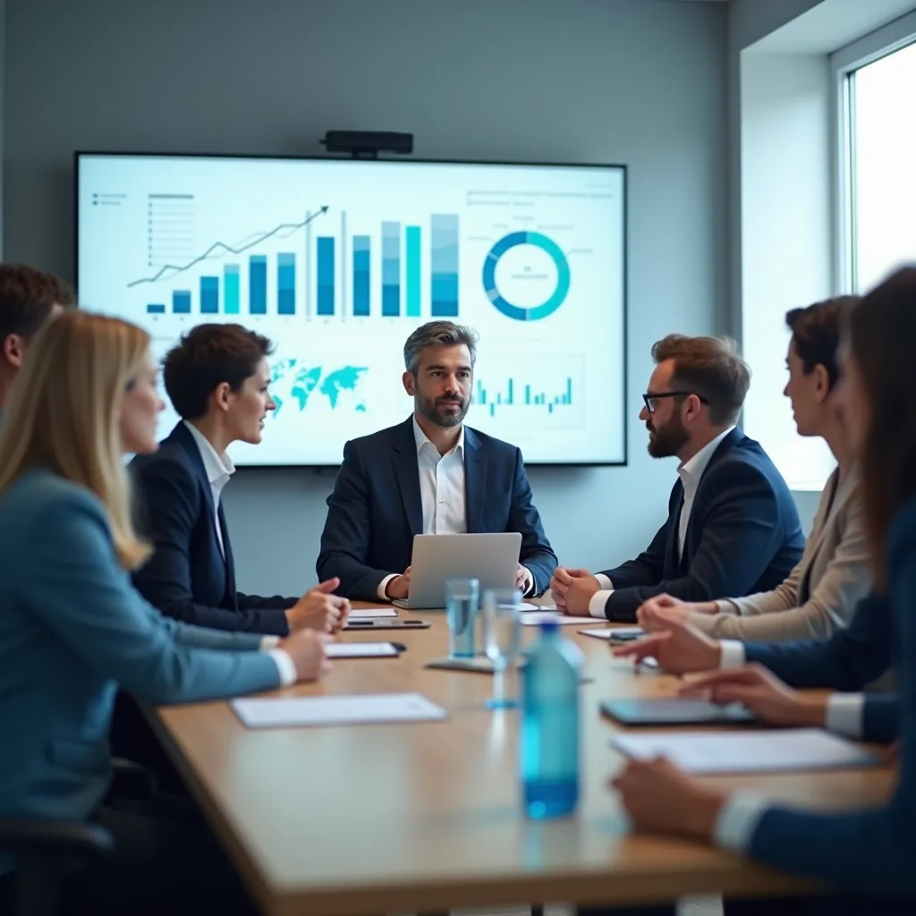 Atelier de travail : l'équipe et le consultant autour de la même table, sur les processus réels de l'entreprise